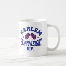 Schwergewichts- Blau Harlems Tasse