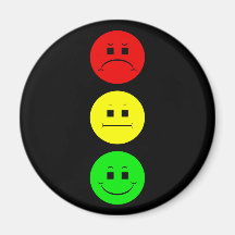 Schwermütiger Stoplight Magnete
