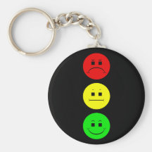 Schwermütiger Stoplight Schlüsselbänder