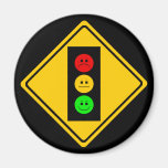 Schwermütiger Stoplight voran Kühlschrankmagnet