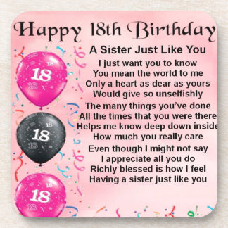 35+ Der 18 Geburtstag Der Schwester Geschenke Zazzle