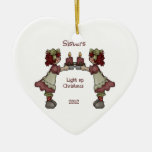 Schwestern leuchten Weihnachten Ornament