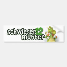 Schwiegermutter 2012 autoaufkleber