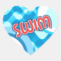 SCHWIMMEN AUFKLEBER
