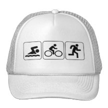 Schwimmen, Fahrrad, Lauf - Triathlon Kult Cap