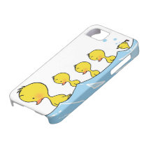Schwimmende Entenfamilie iPhone 5 Etui