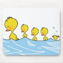 Schwimmenentenfamilie Mauspad