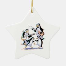 SchwingPinguine Weihnachtsbaum Ornament