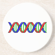 Science DNA Strand Drink Coasters