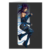 Sciencefictionanime-Mädchen Karten