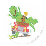 Scooby Doo Dinosaurier Attack1 aufkleber