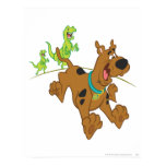 Scooby Doo Dinosaurier Chasing2 poster