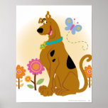 Scooby Mund geöffnetes Lächeln Poster