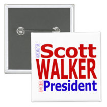 Scott-Wanderer für Präsidenten Button buttons