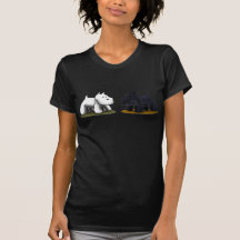 Scottie u. Westie T-Shirt