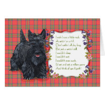 Scottish-Terrier-Gruß-Karte