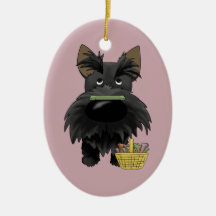 Scottish Terrier - Ostern-Knochen-Jagd? Weihnachtsbaum Ornament
