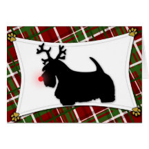 Scottish-Terrier-Ren-Weihnachtskarte
