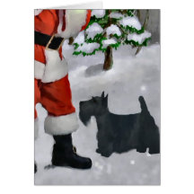 Scottish-Terrier-Weihnachtsgeschenke Grußkarten