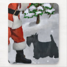 Scottish-Terrier-Weihnachtsgeschenke Mousepad