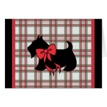 Scottish-Terrier-Weihnachtskarte
