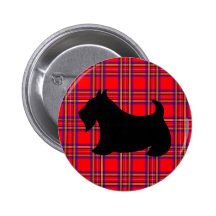 Scottish-Terrierpin-Knopf Button