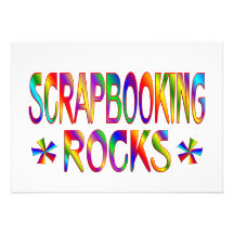 Scrapbooking Felsen Individuelle Ankündigungskarte