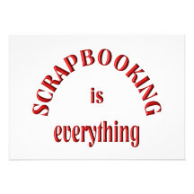 Scrapbooking ist alles personalisierte einladungskarte