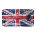 Scuffed and Worn British Flag Galaxy SII Cases