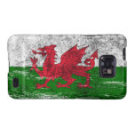 Scuffed and Worn Welsh Flag Galaxy SII Case
