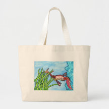 Seadragon durch Sally Stevens Einkaufstaschen