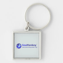SeaMonkey Projekt - horizontales Logo Schlüsselbänder