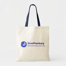 SeaMonkey Projekt - horizontales Logo Tragetaschen