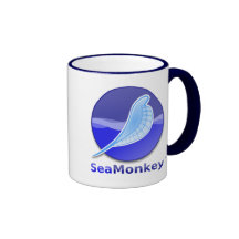 SeaMonkey Text-Logo Kaffee Tasse