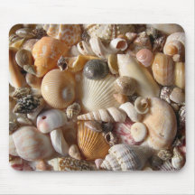 Seashell-Vielzahl-tropische Mäusematte Mauspads