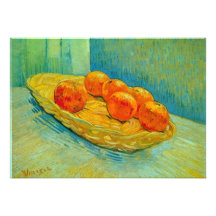 Sechs Orangen durch Vincent van Gogh Personalisierte Ankündigung