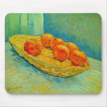 Sechs Orangen durch Vincent van Gogh Mousepads