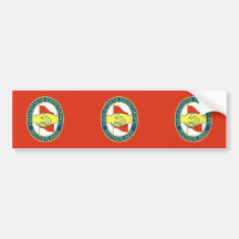 Sed, politische Flagge Kolumbiens Auto Sticker