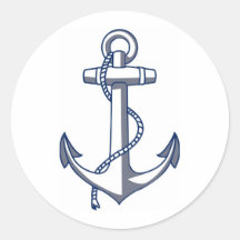 Seeanker Runder Sticker