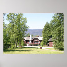 Seemcdonald-Häuschen - Montana Posterdrucke