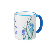 Seepferd-Cartoon-Becher Tee Haferl