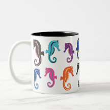 Seepferd-Kaffeetasse der Los-O