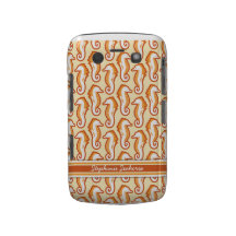 Seepferd-lustiges BlackBerry-mutige Case-Mate - Or Blackberry Bold Etuis