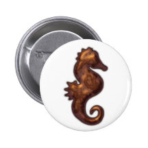 Seepferd Seepferdchen sea horse seahorse Button