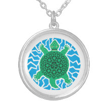 Seeschildkröten, recycelnd personalisierter schmuck