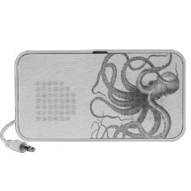 Seesteampunk Kraken-Gekritzel-Lautsprecher