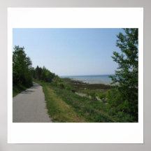 Seeuferweg nahe Charlevoix MI Poster