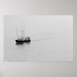 Segelboot-Plakat