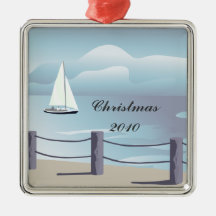 Segeln der erstklassigen Weihnachtsverzierung Weihnachtsornament