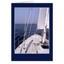 Segeln Grußkarte